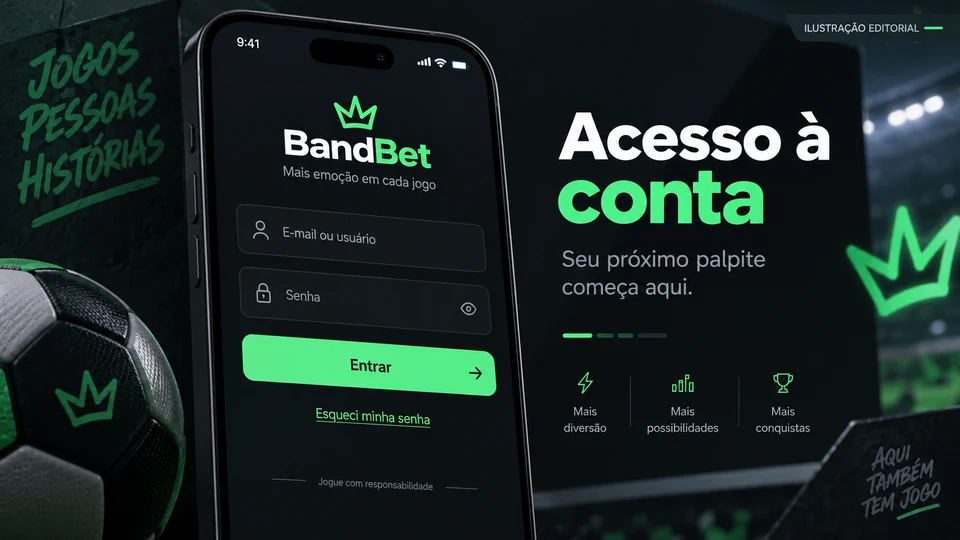 BandBet entrar: login seguro e recuperação de acesso