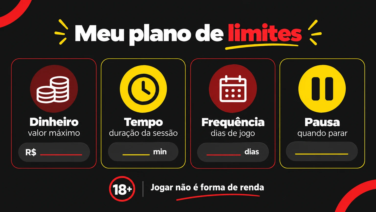 Plano pessoal de jogo responsável
